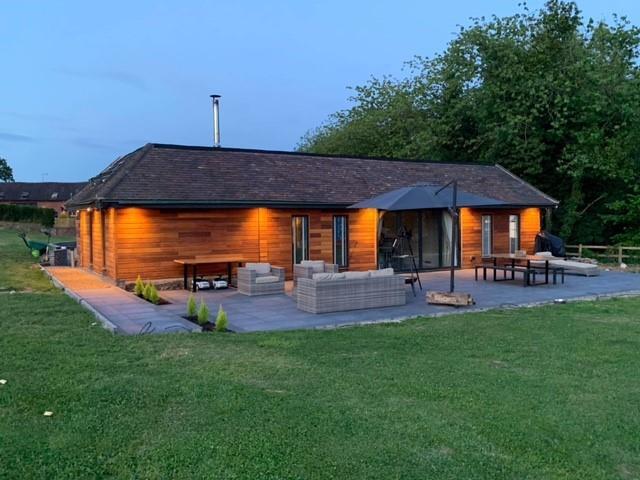 Dusk view at the rear