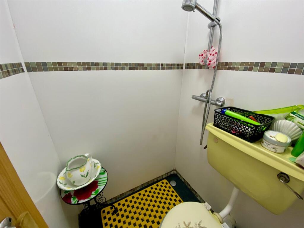 wet room shower-wc in annexe in lower ground floor