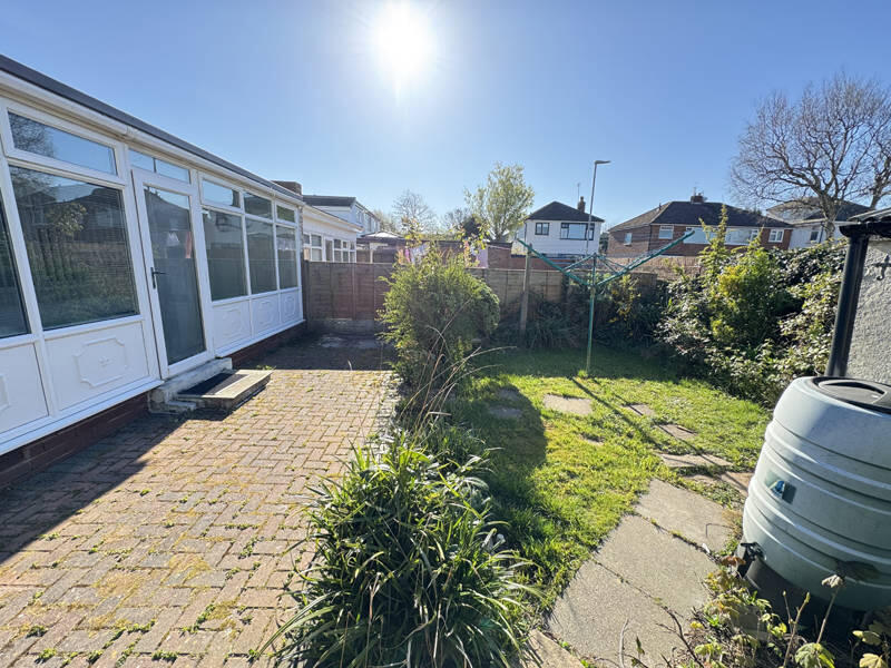 Rear of Property