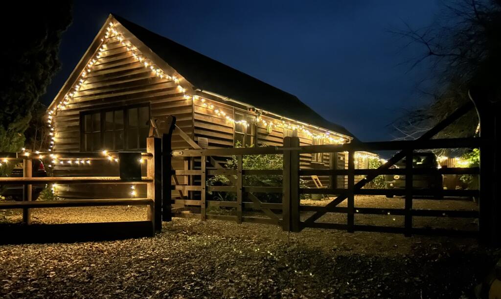 OUTBUILDING AT NIGHT