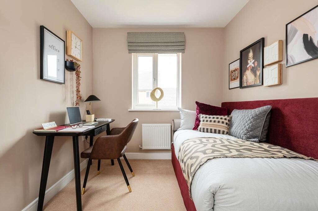 The fourth bedroom could be utilised as a single bedroom, nursery or home office