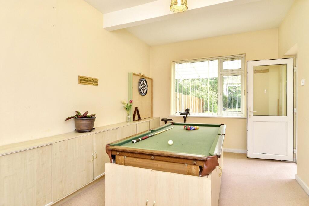 Rear Reception Room/Games Room