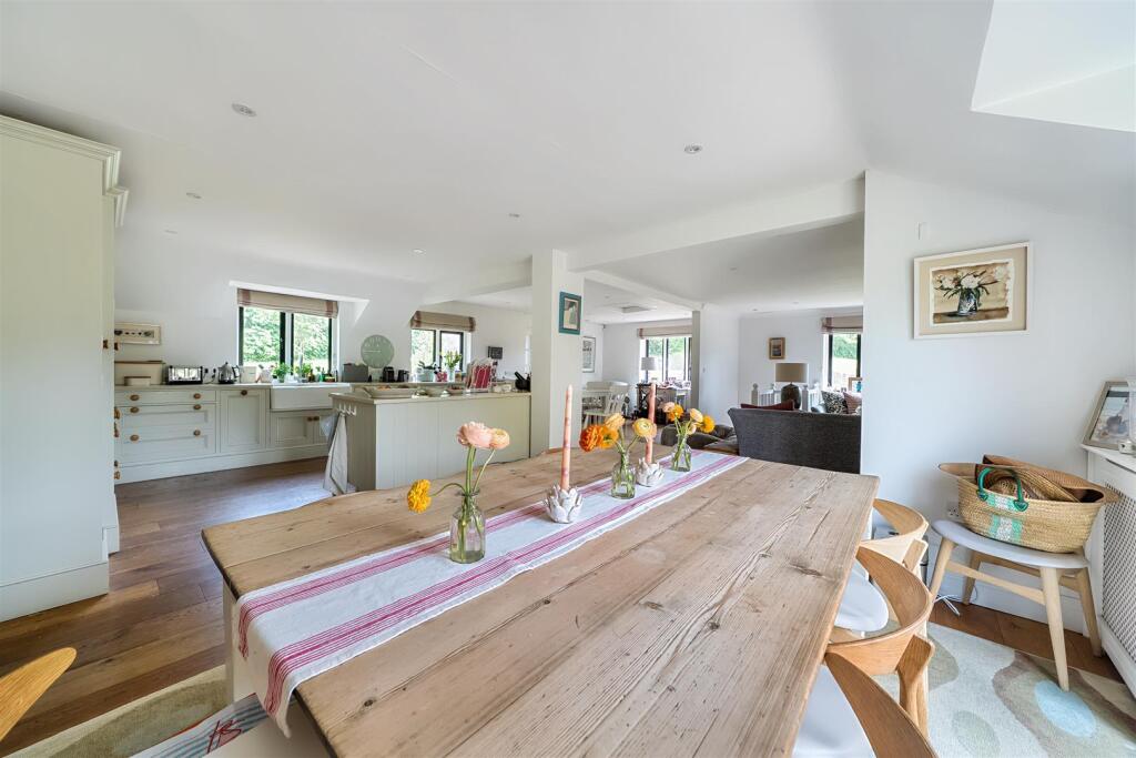 Open plan dining area