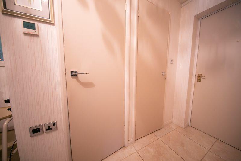 Two storage cupboards