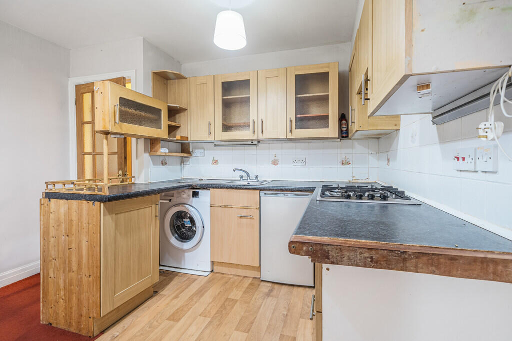 Open plan kitchen...
