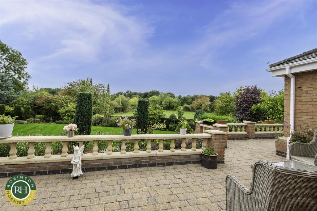 Terraced patios