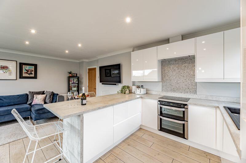 Kitchen into Living Area