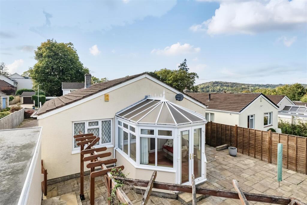 Conservatory and rear garden