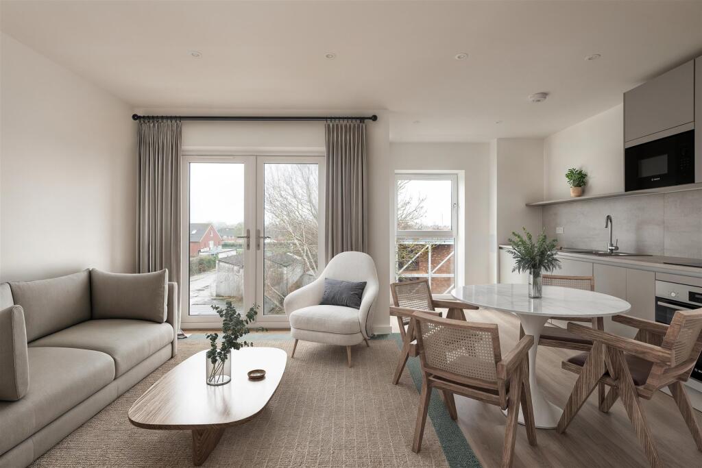 Staged Lounge Kitchen Diner