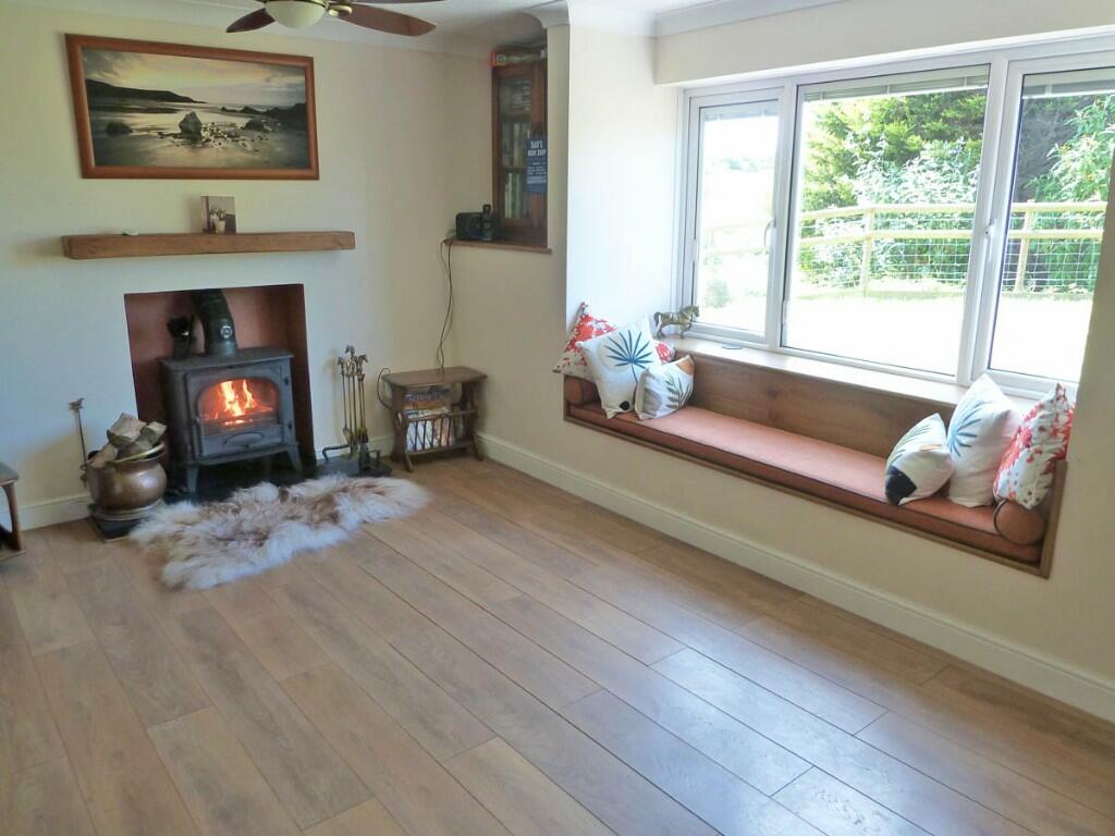 Lounge with stove