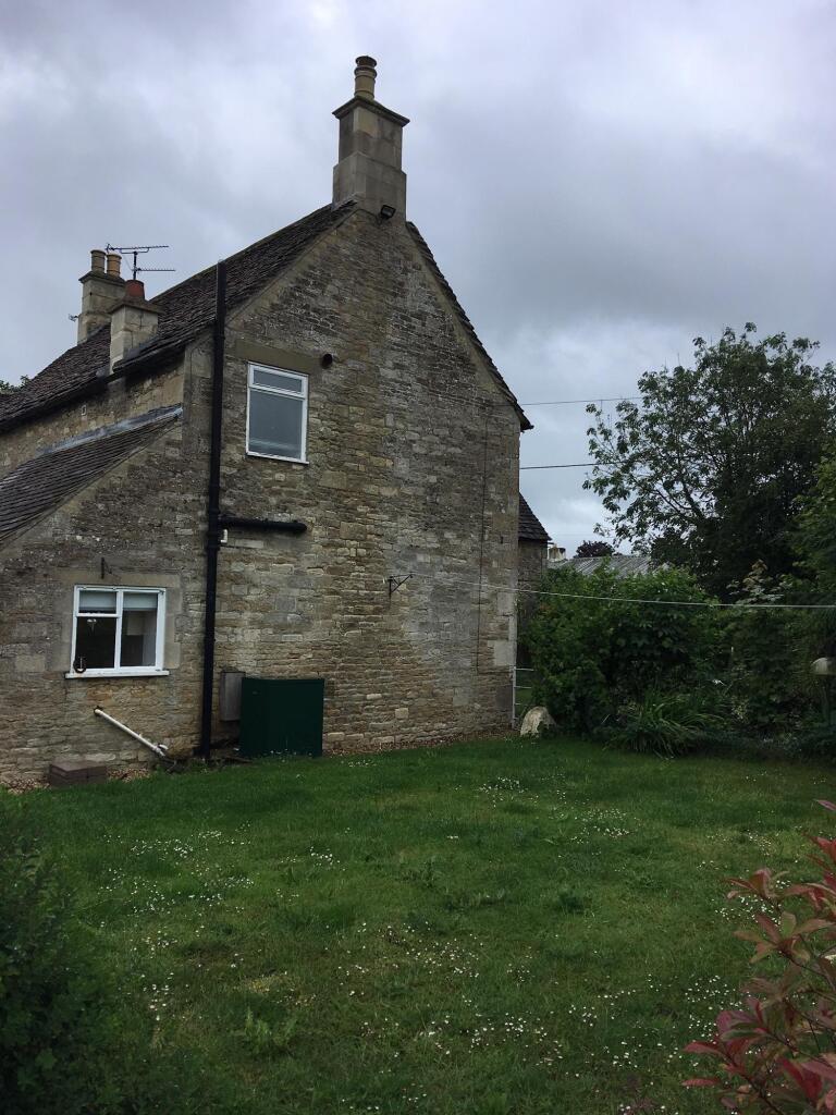 Garden side of property