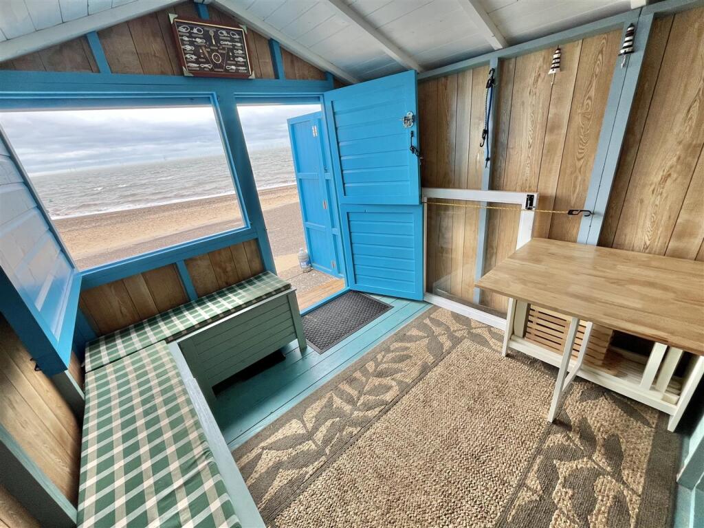 INTERNAL VIEW OF BEACH HUT