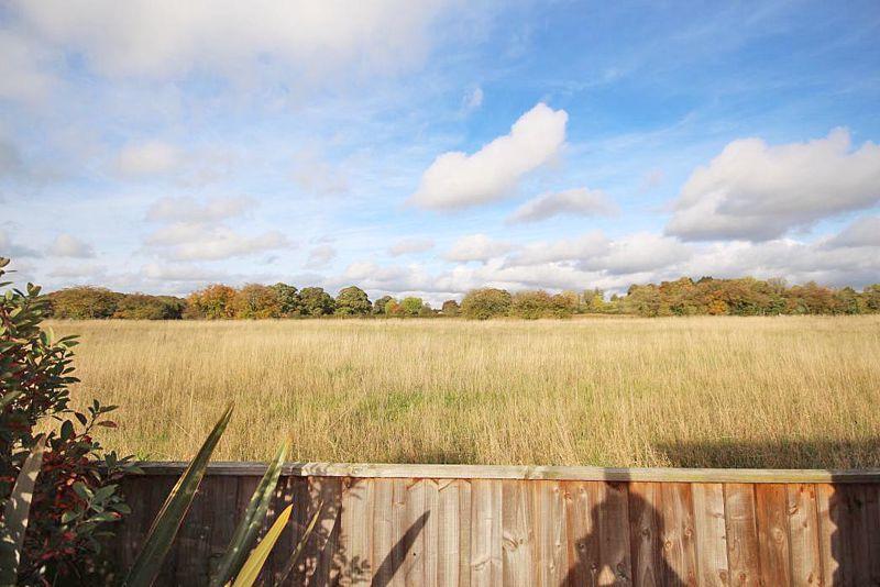 View from rear garden