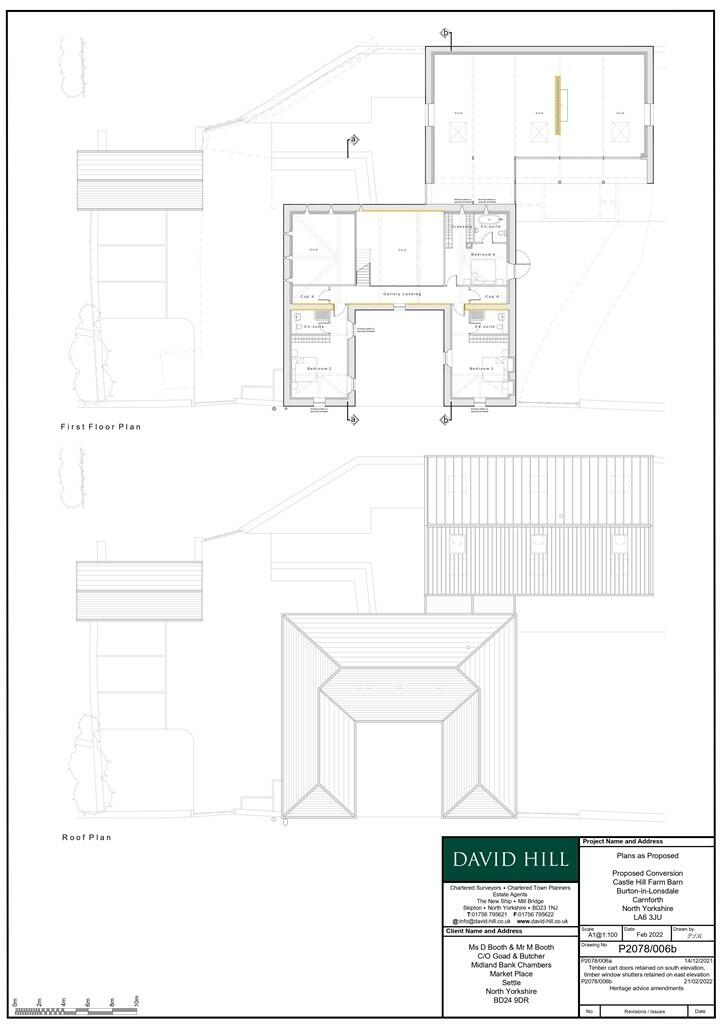 Proposed floorplans