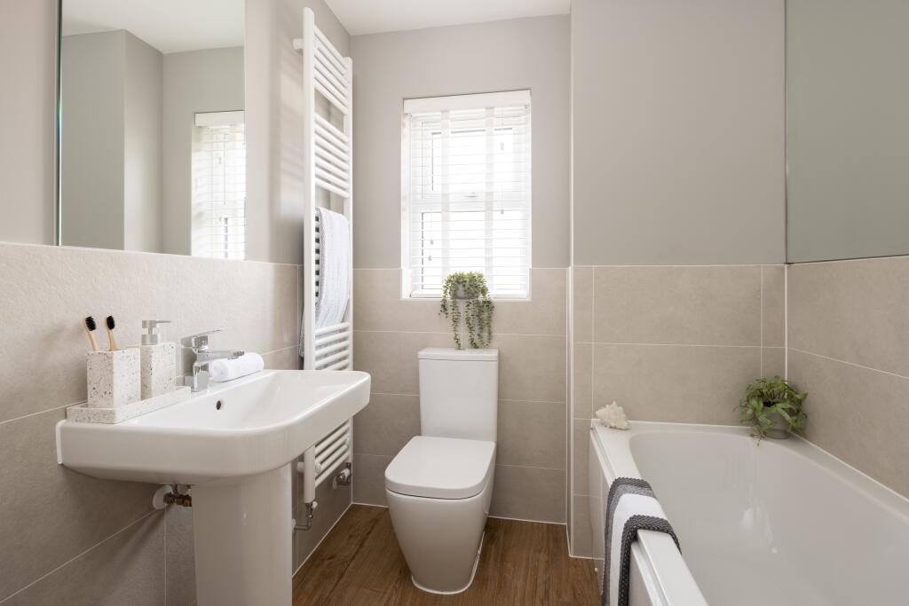 Bathroom in the Archford 3 bedroom semi detached home
