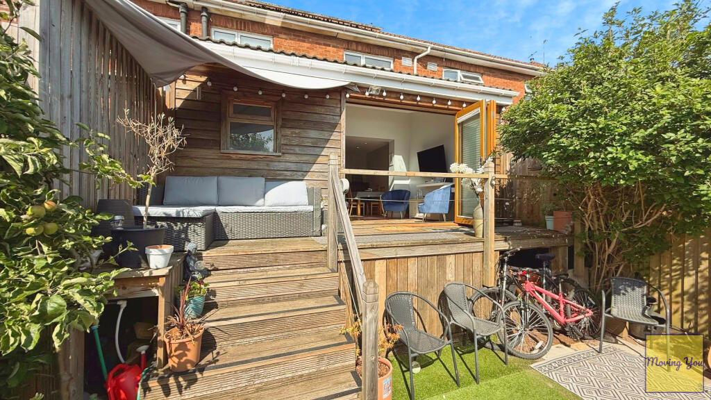 Rear of the property