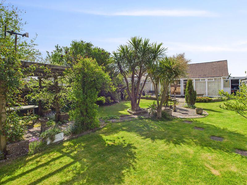 Garden and rear elevation