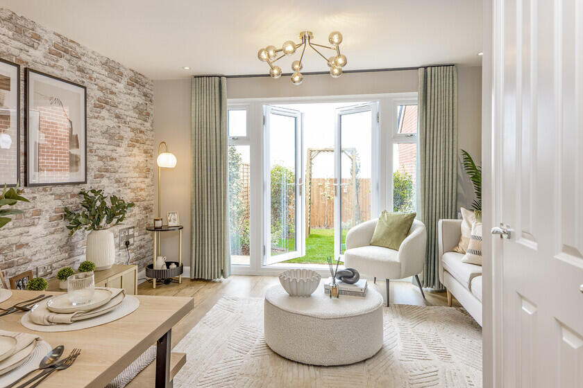 Lounge in the Wilford 2 bedroom home