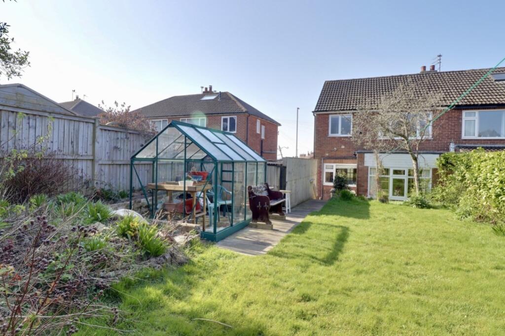 Rear view of property