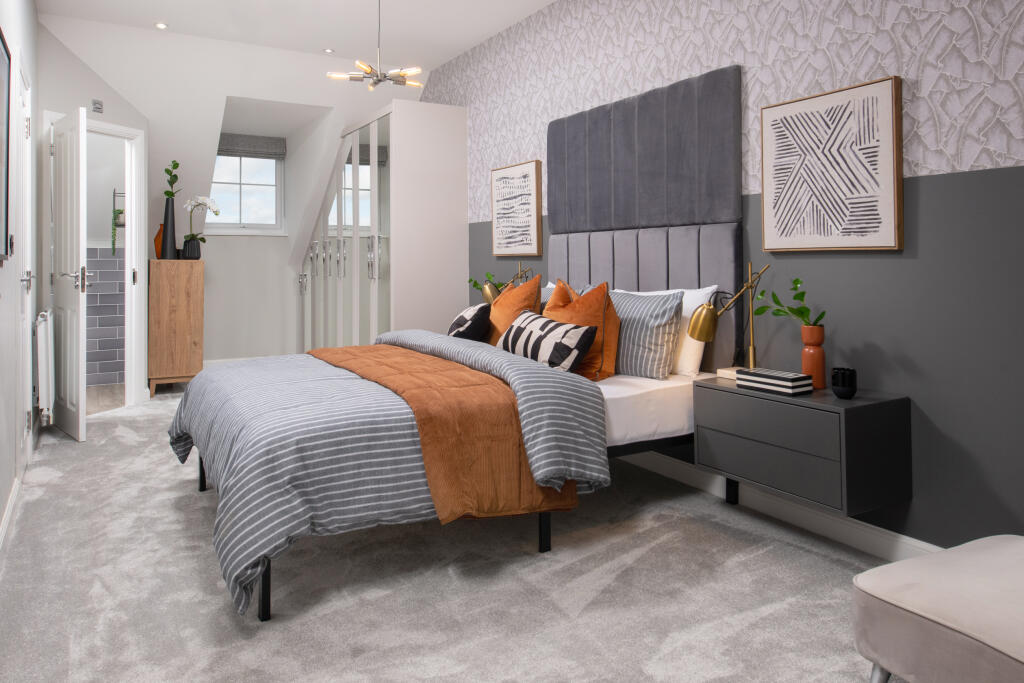 Inside view 3 bedroom Norbury main bedroom on top floor