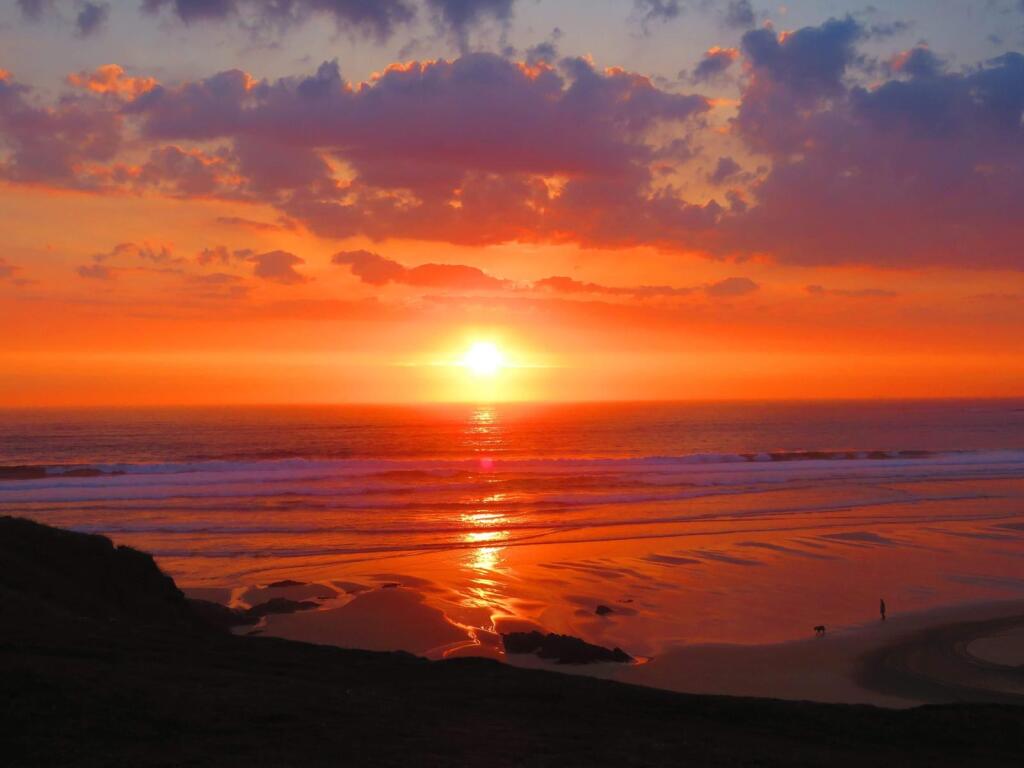 Sunset On The Isle Of Lewis