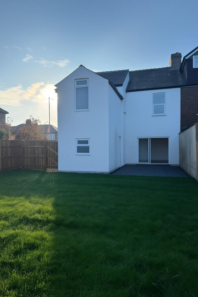 Rear with Garden &amp; Patio