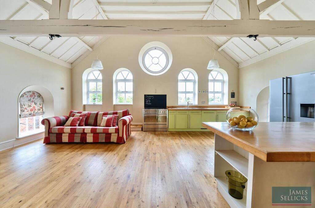 Open plan living dining kitchen