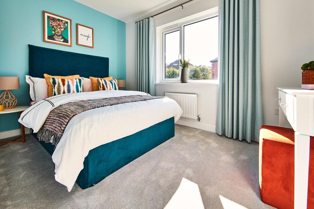When evening falls, relax in one of two double bedrooms