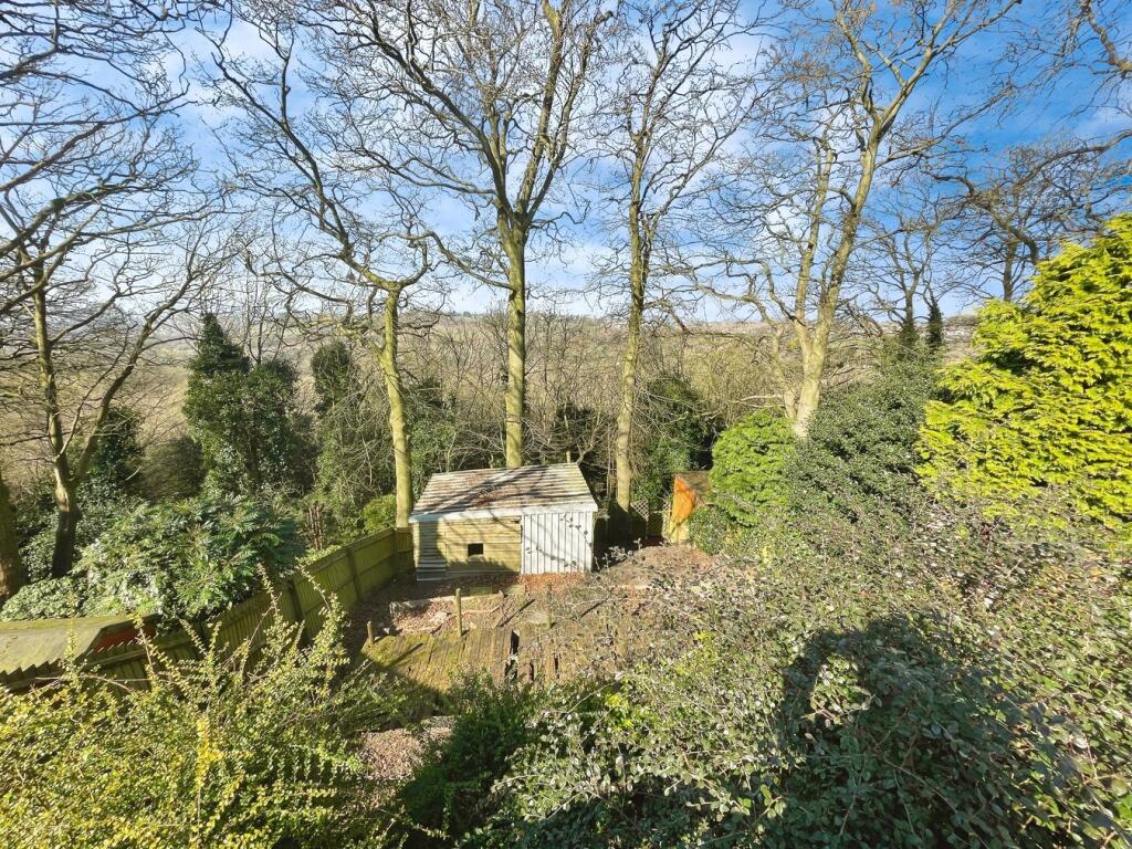 Rear gardens and view