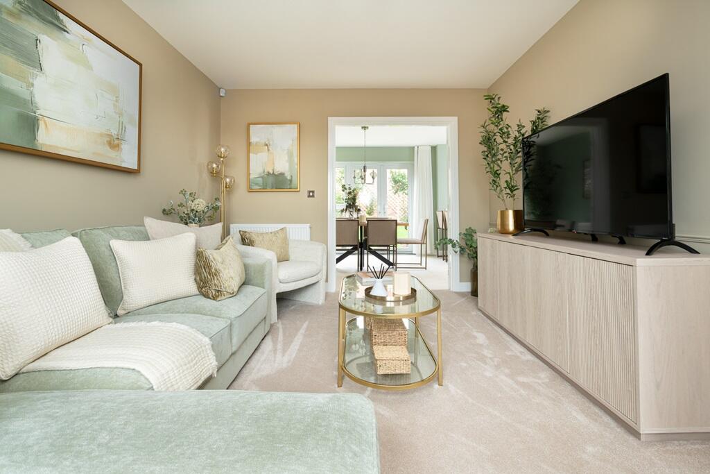 Relax together in a modern, cosy living space made for unwinding