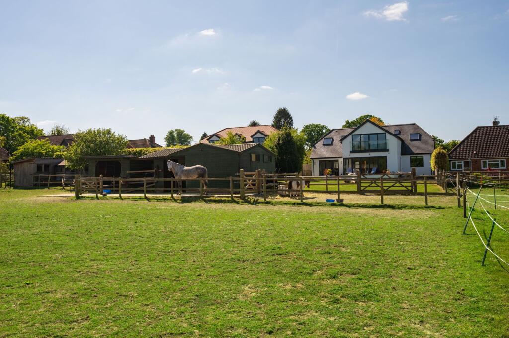 the house from the land