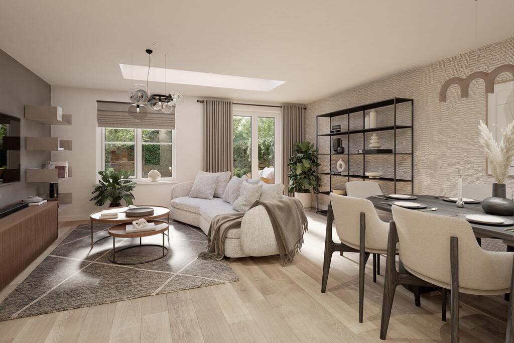 Family friendly Kitchen dining and family area