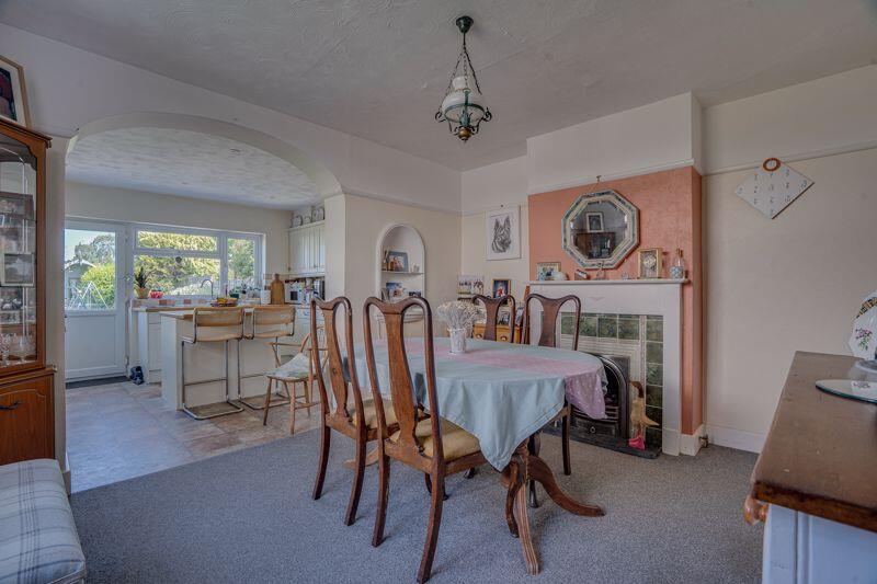 Dining through to kitchen