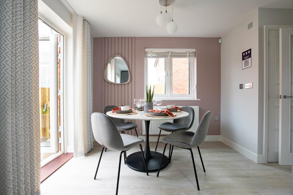 Enjoy hosting dinners in your dining area