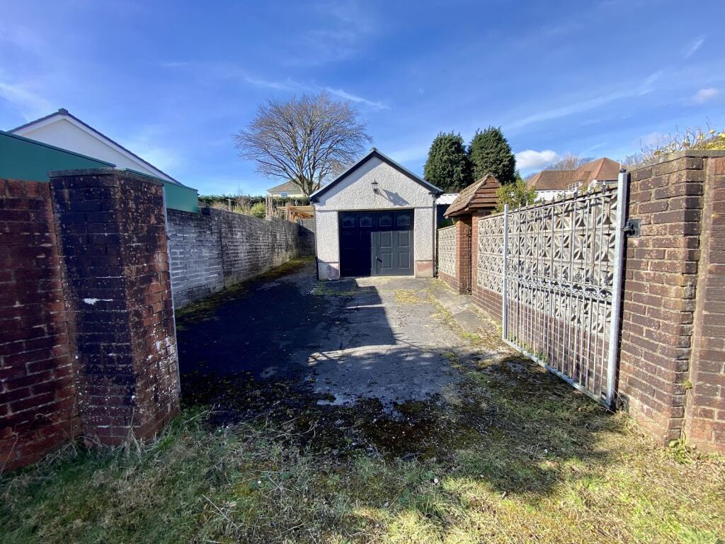 Driveway and garage