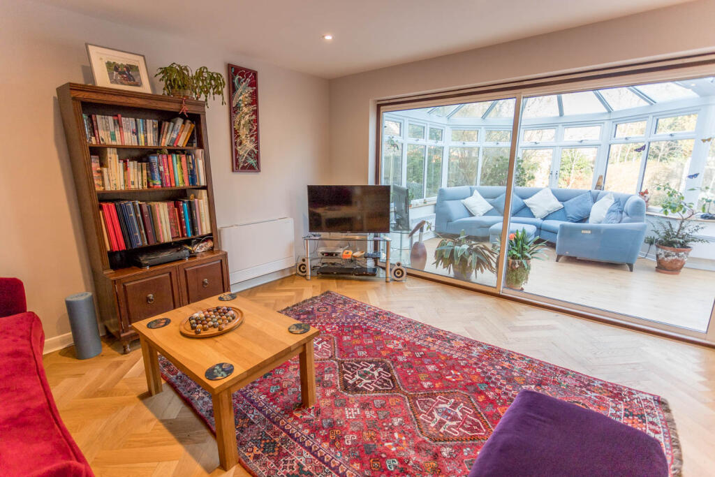 Living Room with lovely floor