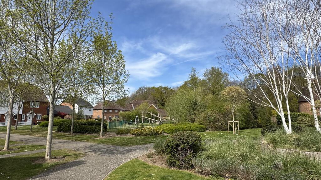 Park Area At End of Walkway