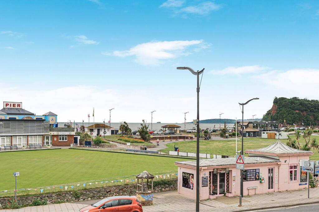 Views over The Den, The Ness, Babbacommbe and sea beyond