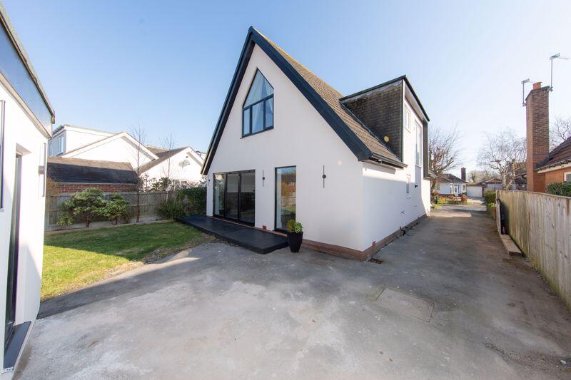 Rear corner elevation