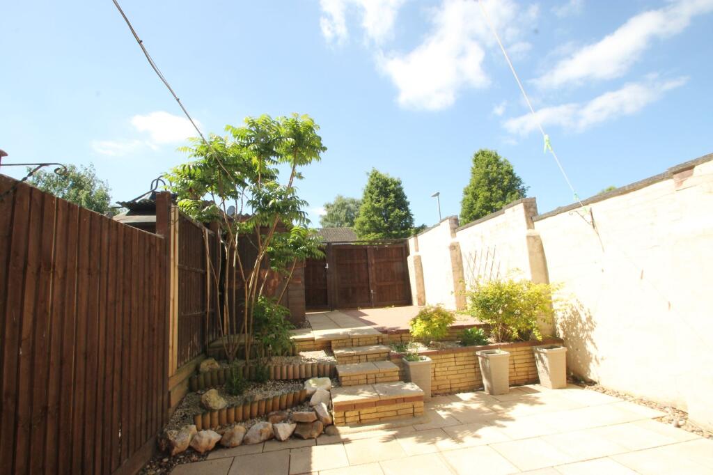 Rear garden in Taunton