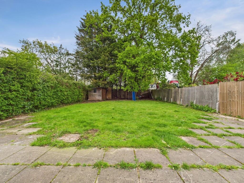 Rear garden
