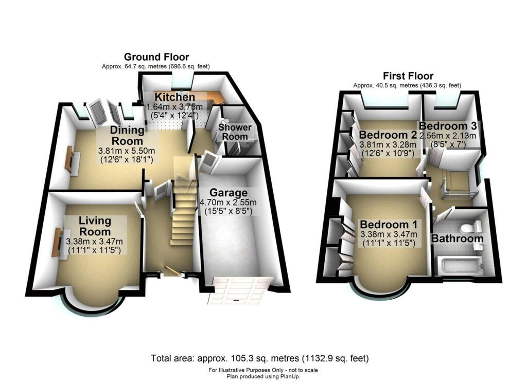 Thirkleby Way, York, 3d