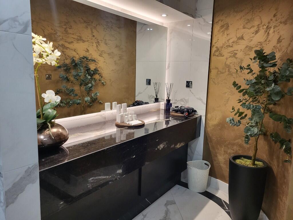 Spa changing rooms