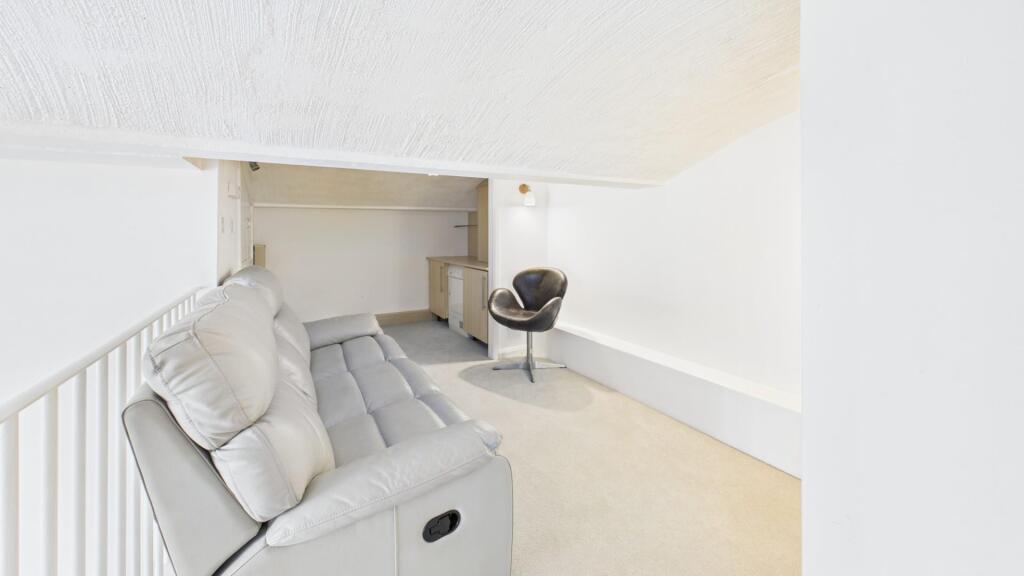 galleried living room