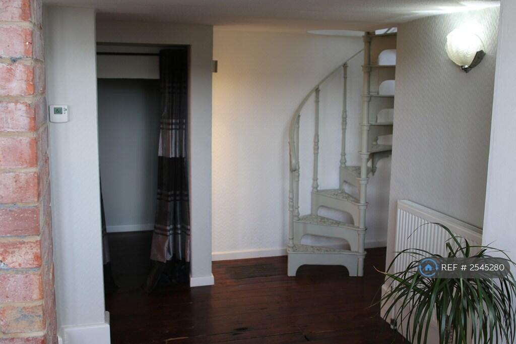 Spiral Staircase To Half Bedroom
