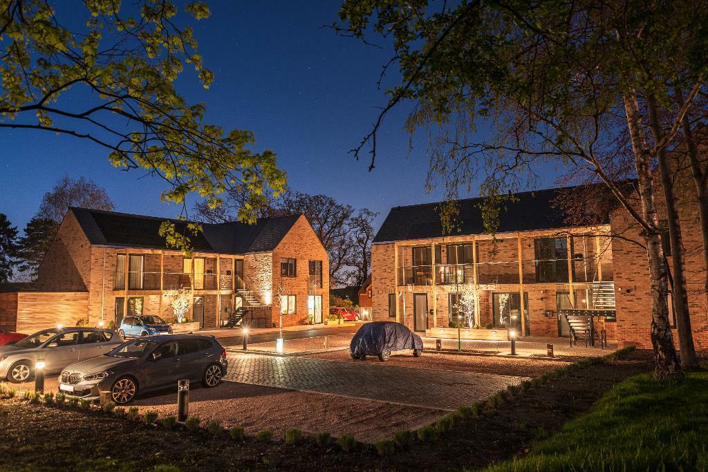 The Cedars development at twilight