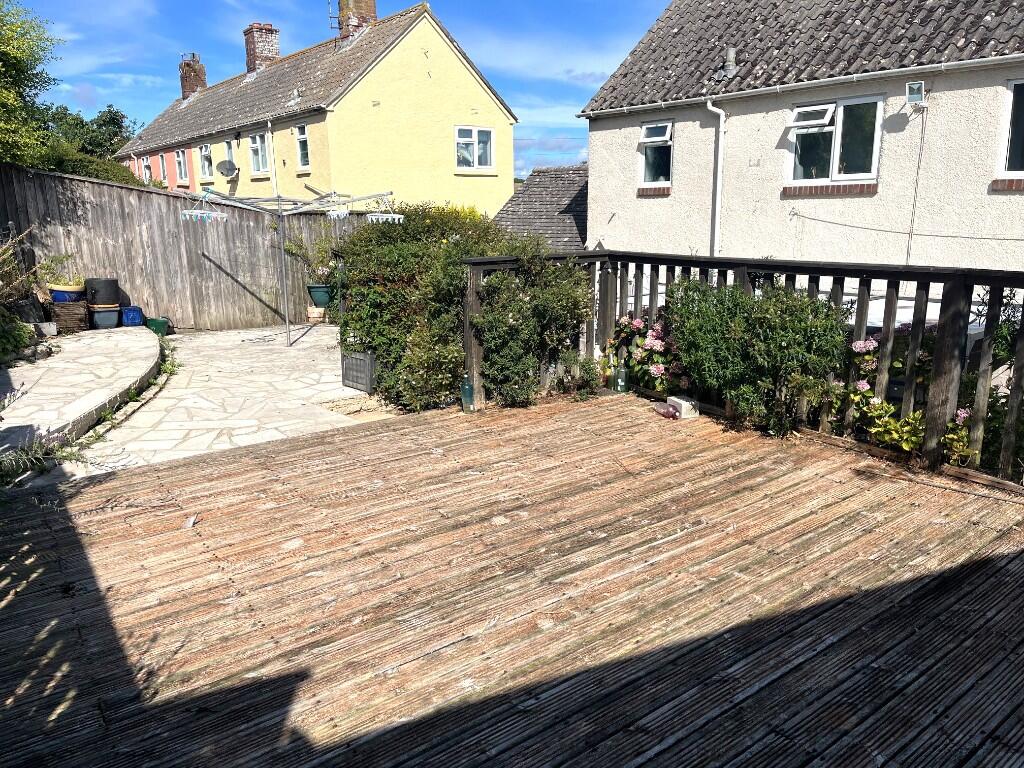 Deck and patio