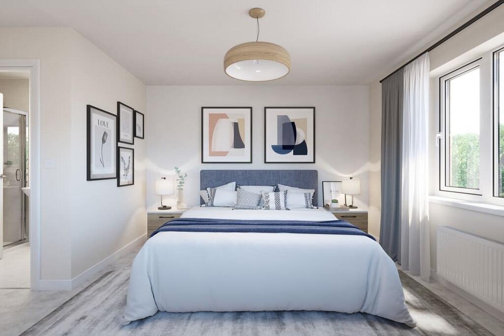 Bedroom 1 boasts of it's own ensuite shower room