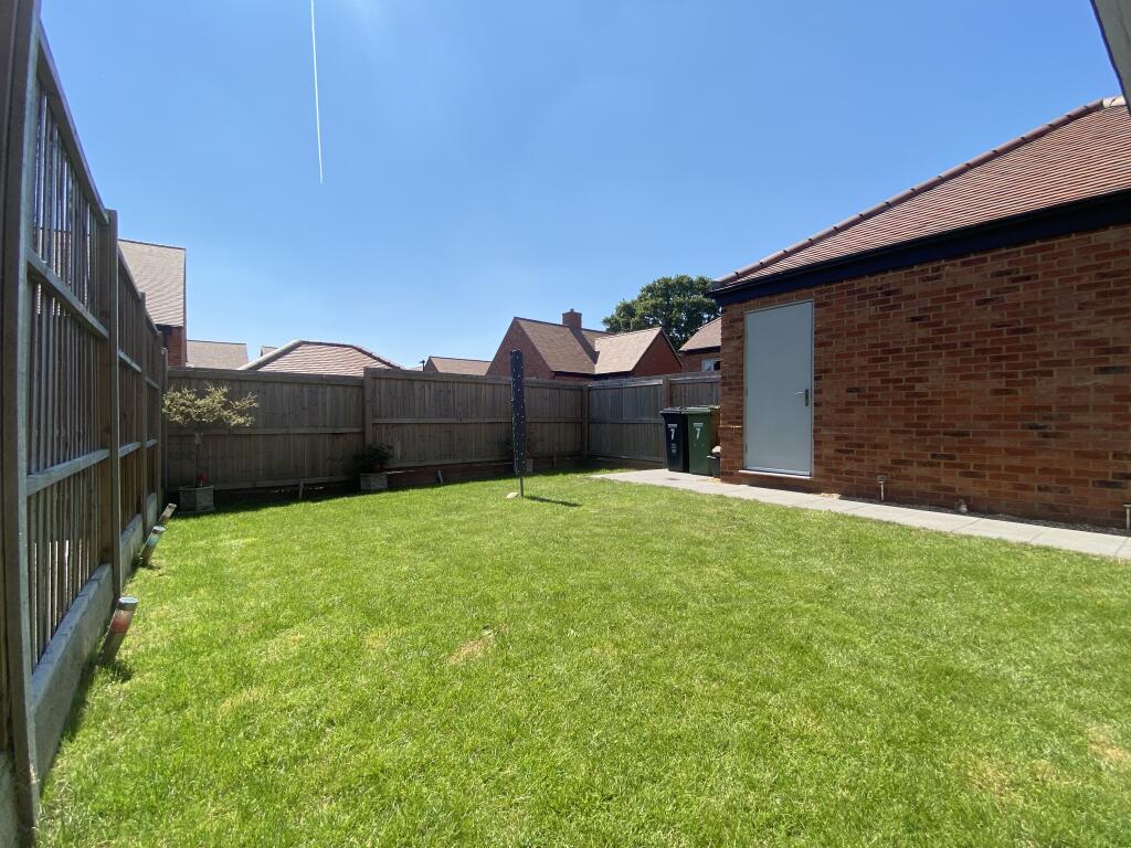 South Facing Rear Garden