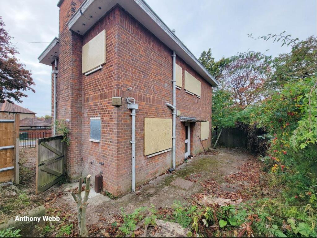 rear aspect and garden